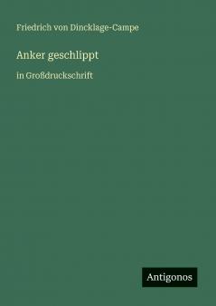 Anker geschlippt