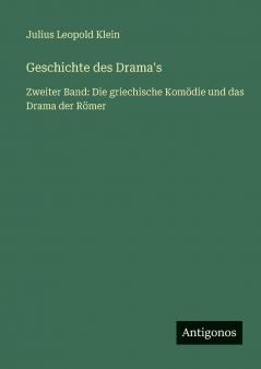 Geschichte des Drama's