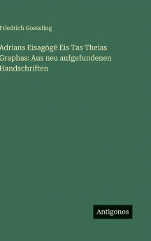 Adrians Eisagōgē Eis Tas Theias Graphas