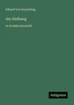Am Südhang