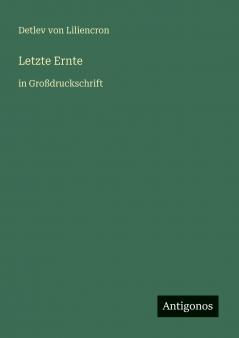 Letzte Ernte