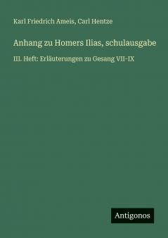 Anhang zu Homers Ilias schulausgabe