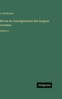 Revue de l'enseignement des langues vivantes