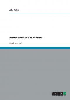 Kriminalromane in der DDR