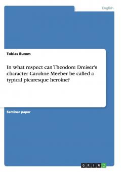 In what respect  can Theodore Dreiser's character Caroline Meeber be called a typical picaresque heroine?