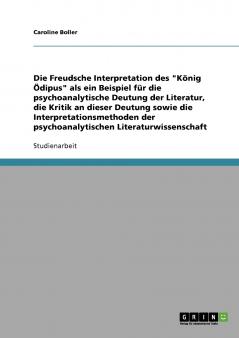 Psychoanalytische Deutung von Literatur