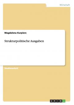Strukturpolitische Ausgaben