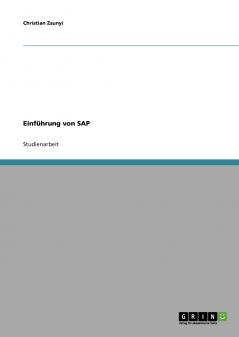Einführung von SAP