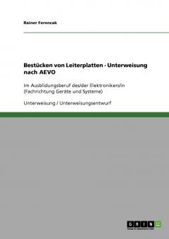 Bestücken von Leiterplatten - Unterweisung nach AEVO