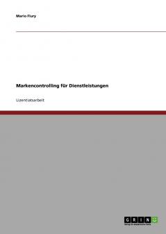 Markencontrolling für Dienstleistungen