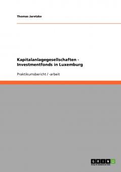 Kapitalanlagegesellschaften