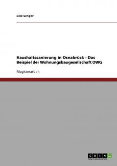 Haushaltssanierung in Osnabrück - Das Beispiel der Wohnungsbaugesellschaft OWG