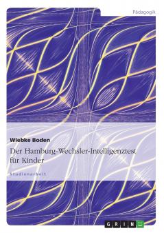 Der Hamburg-Wechsler-Intelligenztest für Kinder