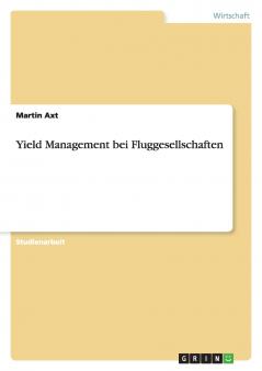 Yield Management bei Fluggesellschaften
