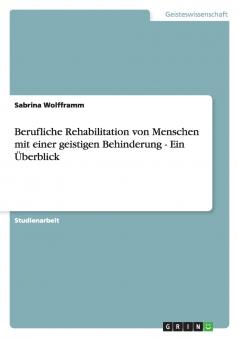 Berufliche Rehabilitation von Menschen mit einer geistigen Behinderung - Ein Überblick