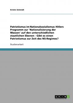 Patriotismus im Nationalsozialismus