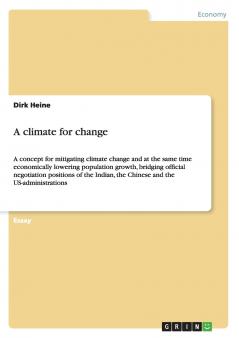 A climate for change