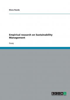 Empirical research on Sustainability Management