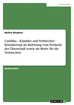 Cardillac - Künstler und Verbrecher