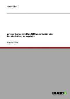 Untersuchungen zu Mund��ffnungsr��umen von Tierfriedh��fen. Im Vergleich