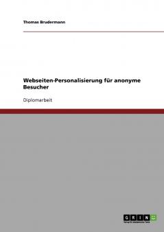 Webseiten-Personalisierung für anonyme Besucher