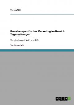 Branchenspezifisches Marketing im Bereich Tageszeitungen