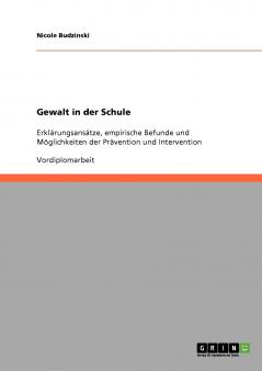Gewalt in der Schule