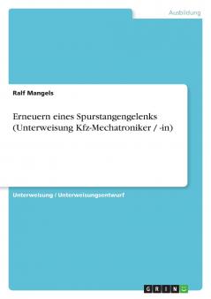 Erneuern eines Spurstangengelenks (Unterweisung Kfz-Mechatroniker / -in)