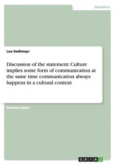 Discussion of the statement