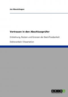 Vertrauen in den Abschlussprüfer