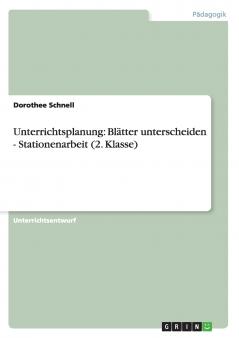 Unterrichtsplanung