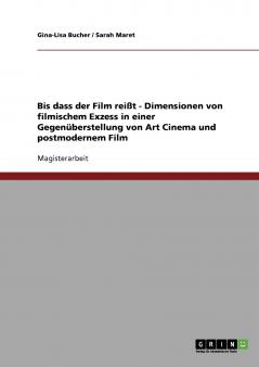 Bis dass der Film reißt. Dimensionen von filmischem Exzess in einer Gegenüberstellung von Art Cinema und postmodernem Film