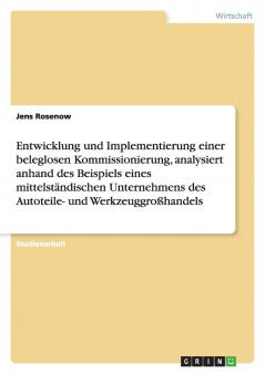 Entwicklung und Implementierung einer beleglosen Kommissionierung analysiert anhand des Beispiels eines mittelständischen Unternehmens des Autoteile- und Werkzeuggroßhandels