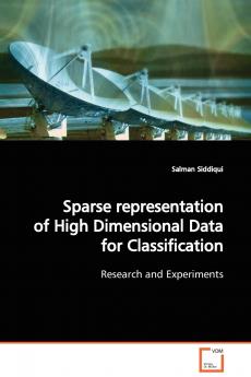 Sparse representation of High Dimensional Data for  Classification