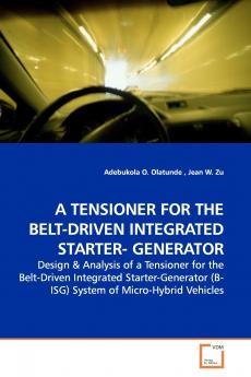 A TENSIONER FOR THE BELT-DRIVEN INTEGRATED STARTER- GENERATOR