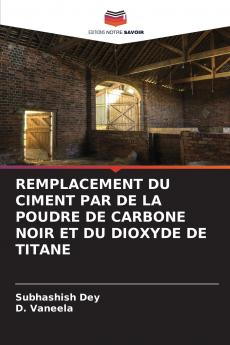 REMPLACEMENT DU CIMENT PAR DE LA POUDRE DE CARBONE NOIR ET DU DIOXYDE DE TITANE