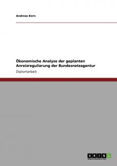 Anreizregulierung der Bundesnetzagentur. Eine ökonomische Analyse