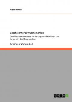 Geschlechterbewusste Schule