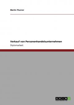 Verkauf von Personenhandelsunternehmen