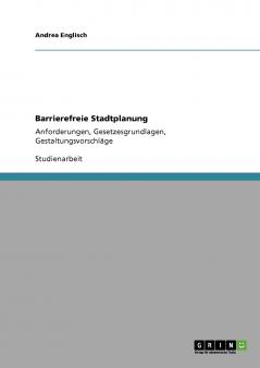 Barrierefreie Stadtplanung