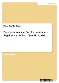 Bestandsaufnahme