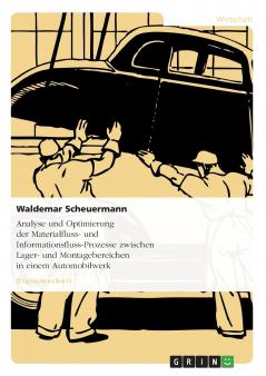 Analyse und Optimierung der Materialfluss- und Informationsfluss-Prozesse zwischen Lager- und Montagebereichen in einem Automobilwerk