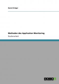 Methoden des Application Monitoring