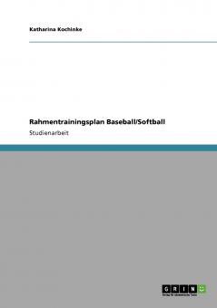 Rahmentrainingsplan Baseball/Softball