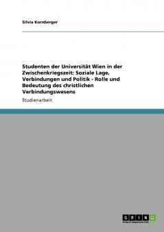 Studenten der Universität Wien in der Zwischenkriegszeit
