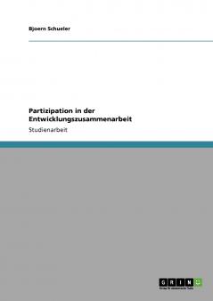 Partizipation in der Entwicklungszusammenarbeit