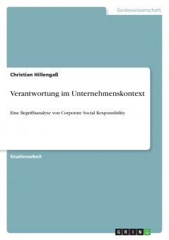Verantwortung im Unternehmenskontext