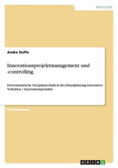 Innovationsprojektmanagement und -controlling