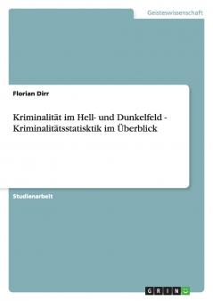 Kriminalität im Hell- und Dunkelfeld - Kriminalitätsstatisktik im Überblick