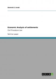 Economic Analysis of settlements